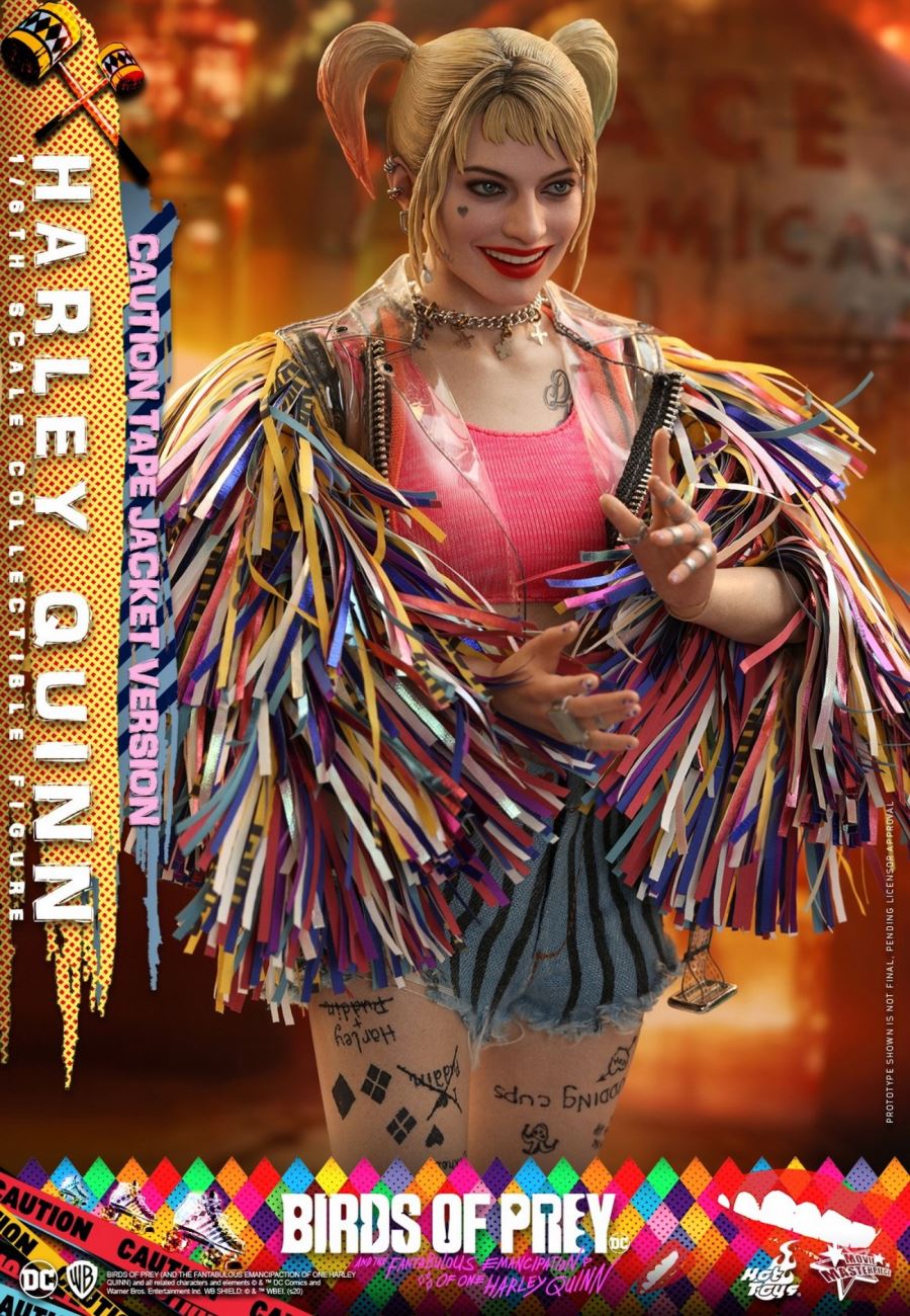 Birds Of Prey Harley Quinn (Caution Tape Jacket Version) 1/6TH Scale Collectible Figure