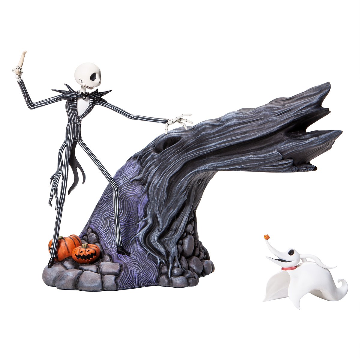  The Nightmare Before Christmas - Jack Skellington and Zero Levitating Figure