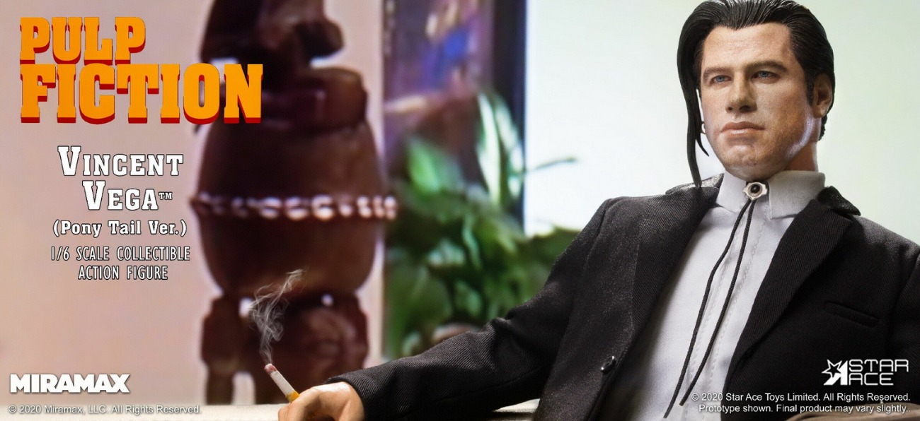 Vincent Vega (Pony Tail Ver.) 1/6 Scale Collectible Action Figure