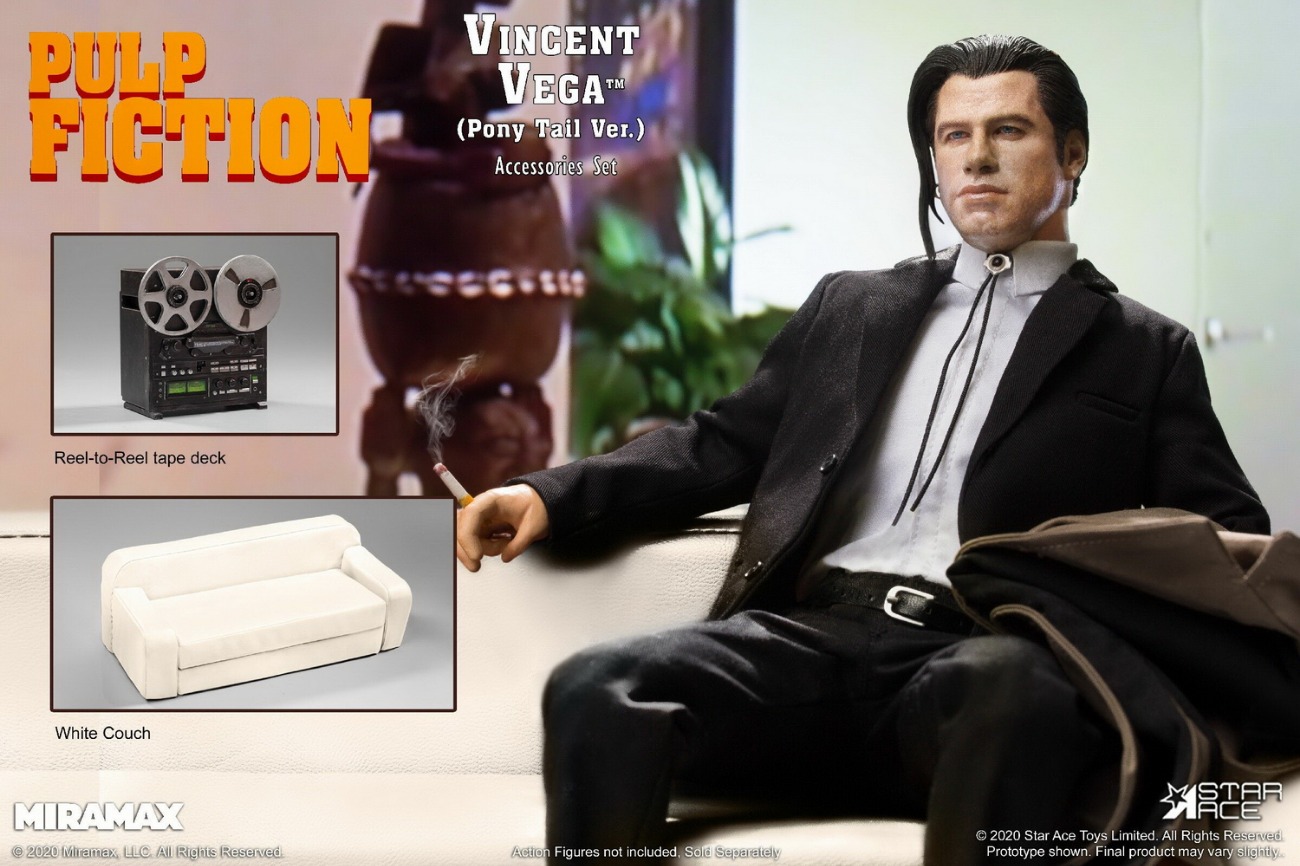 Vincent Vega (Pony Tail Ver.) 1/6 Scale Collectible Action Figure