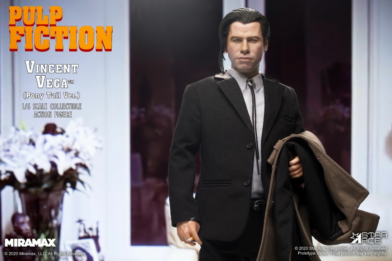 Vincent Vega (Pony Tail Ver.) 1/6 Scale Collectible Action Figure