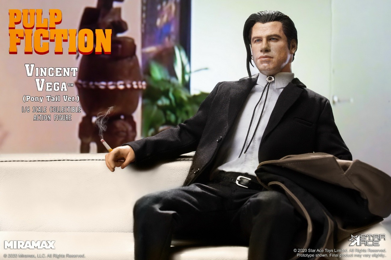 Vincent Vega (Pony Tail Ver.) 1/6 Scale Collectible Action Figure