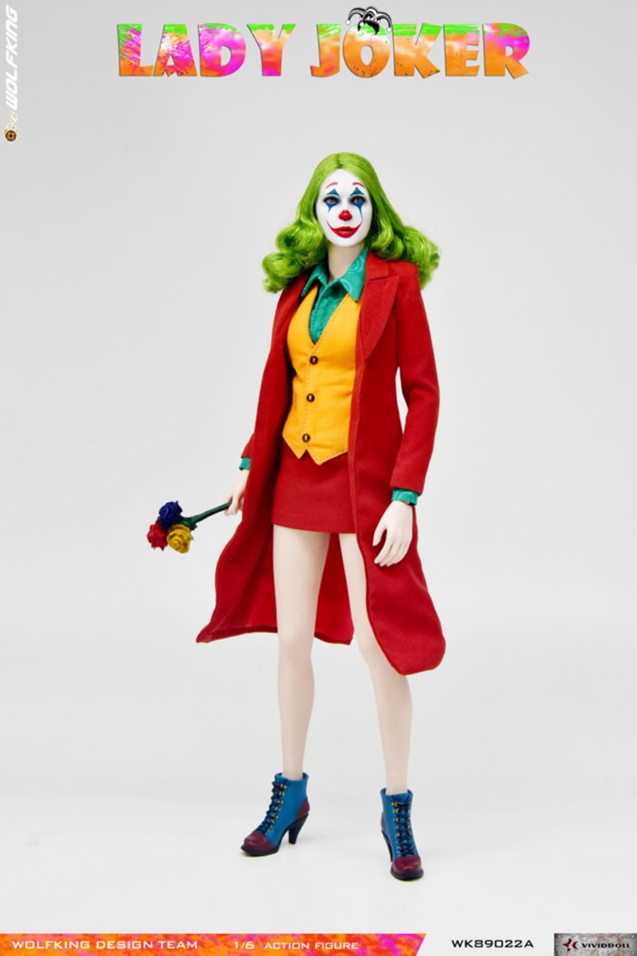 1/6 Female Joker-WK89022ABC