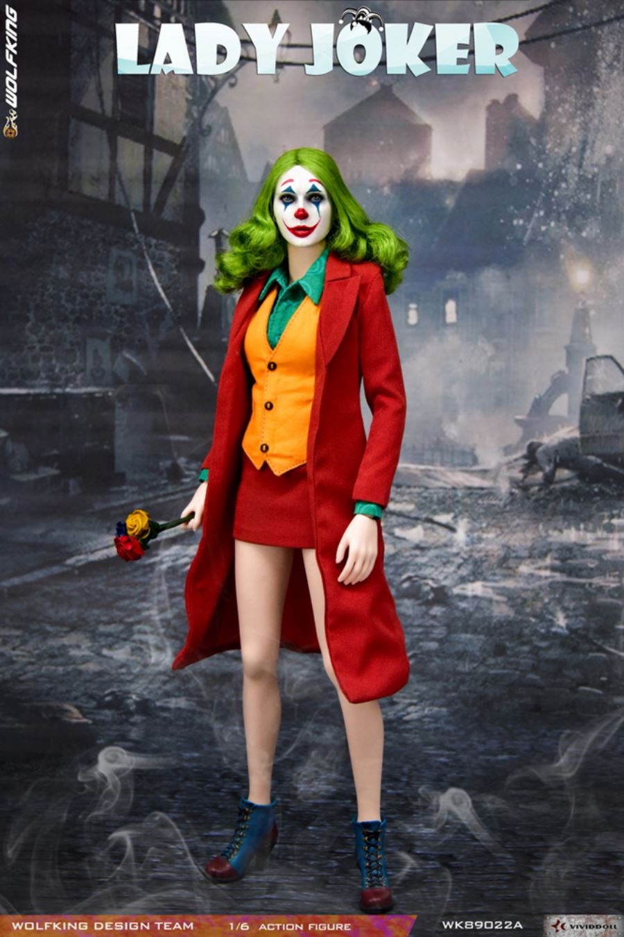 1/6 Female Joker-WK89022ABC