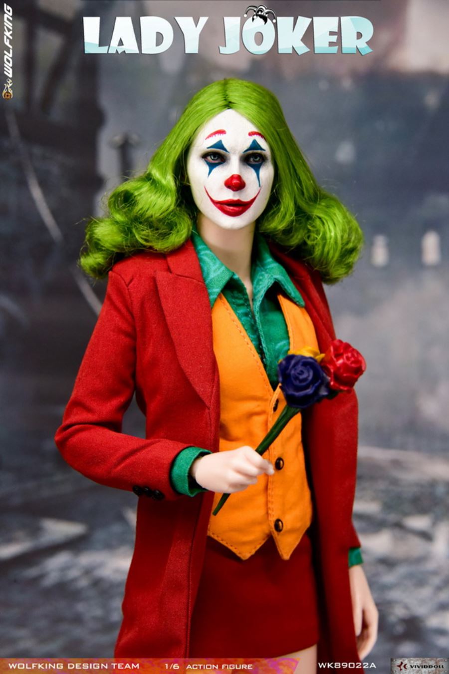 1/6 Female Joker-WK89022ABC