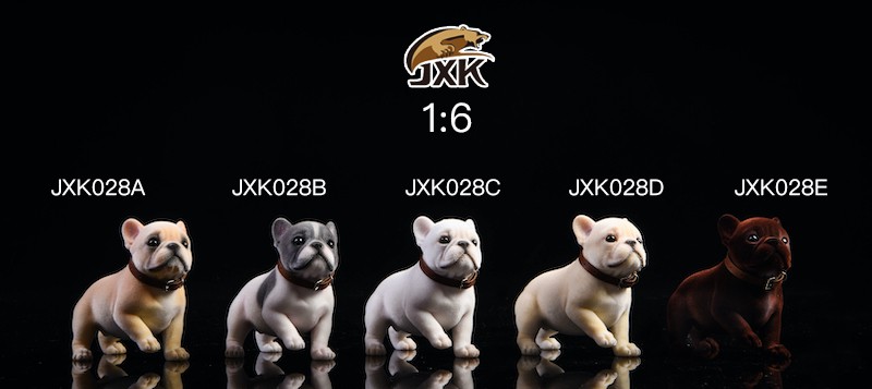 1/6 Tufted French Bulldog JXK028