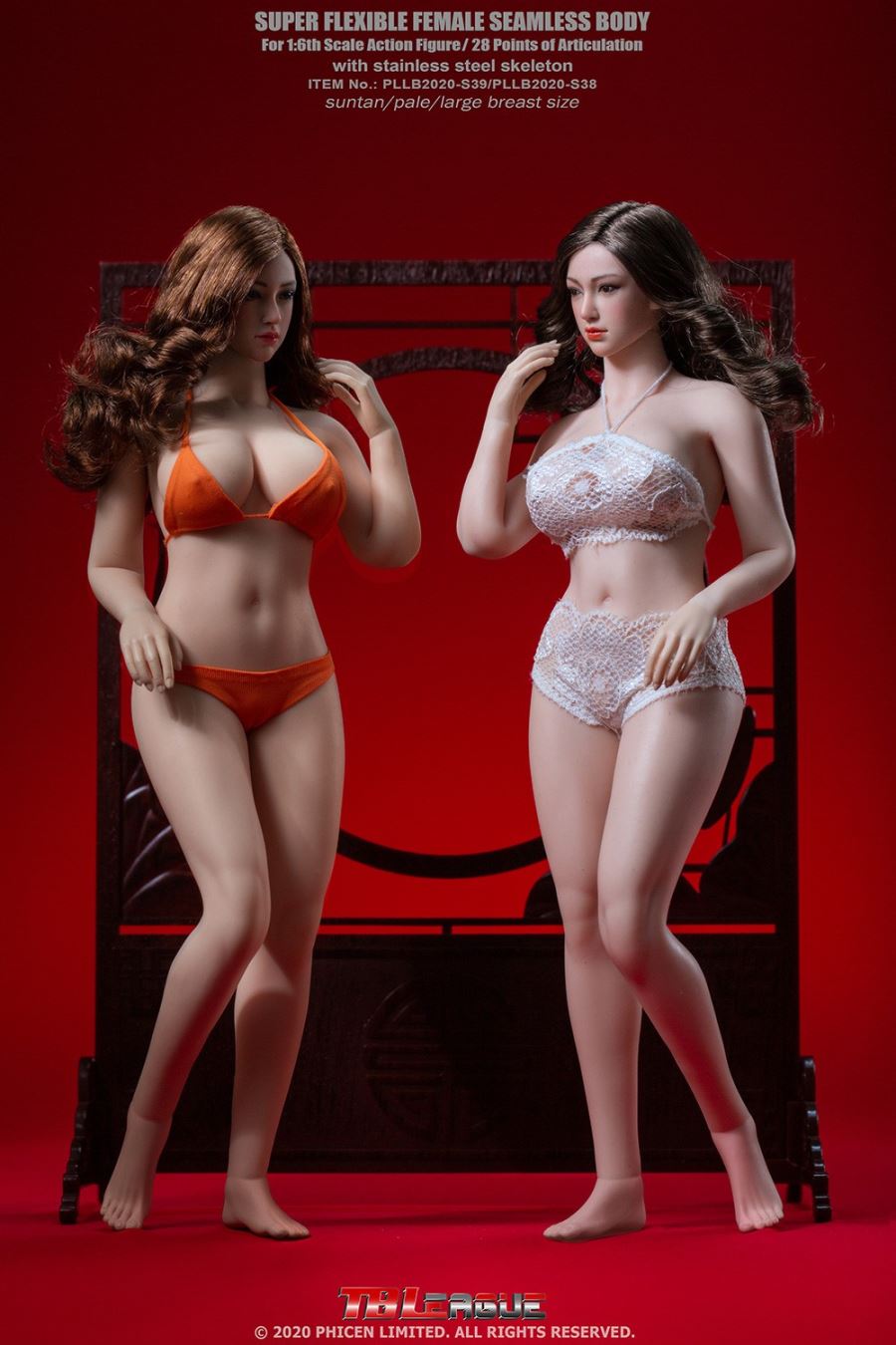 1/6 Female Super-Flexible Seamless Bodies