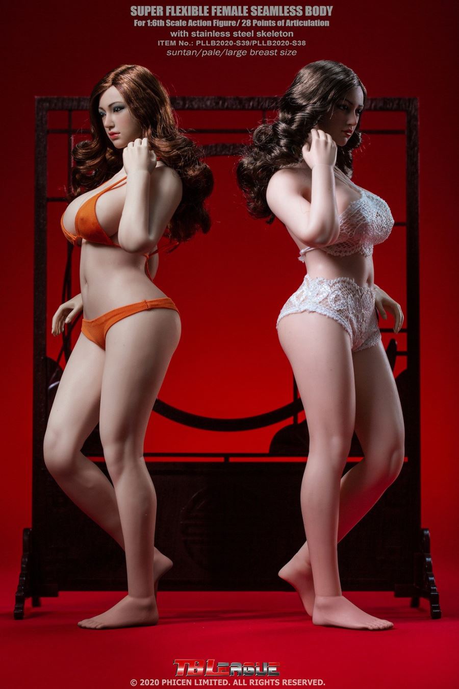 1/6 Female Super-Flexible Seamless Bodies