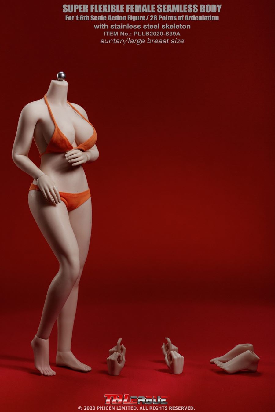 1/6 Female Super-Flexible Seamless Bodies