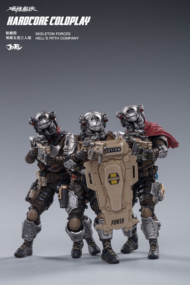1/18 Inch Scale WAR STARS series:Skeleton Forces - Hell fifth company