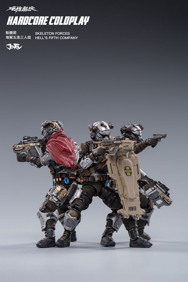 1/18 Inch Scale WAR STARS series:Skeleton Forces - Hell fifth company