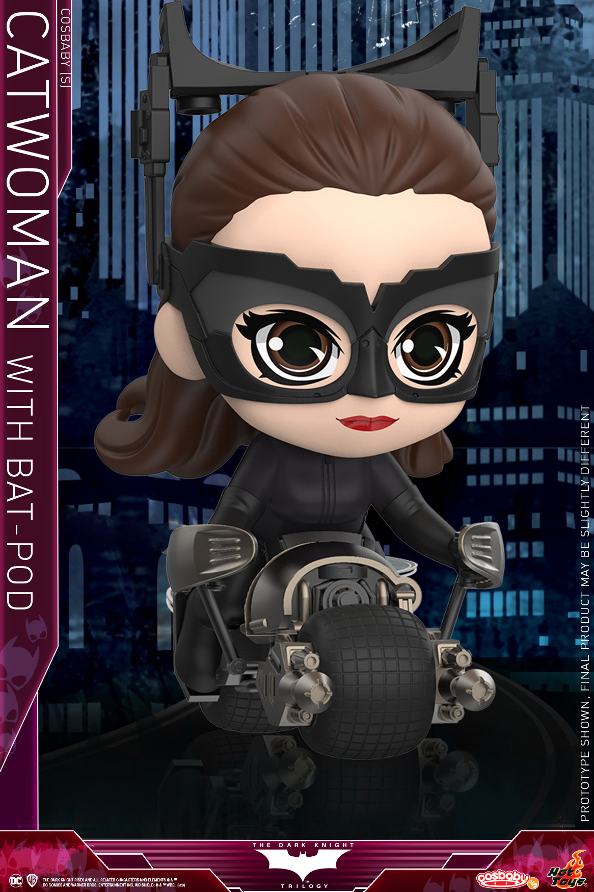 THE DARK KNIGHT RISES CATWOMAN WITH BAT-POD COSBABY (S) COLLECTIBLE SET