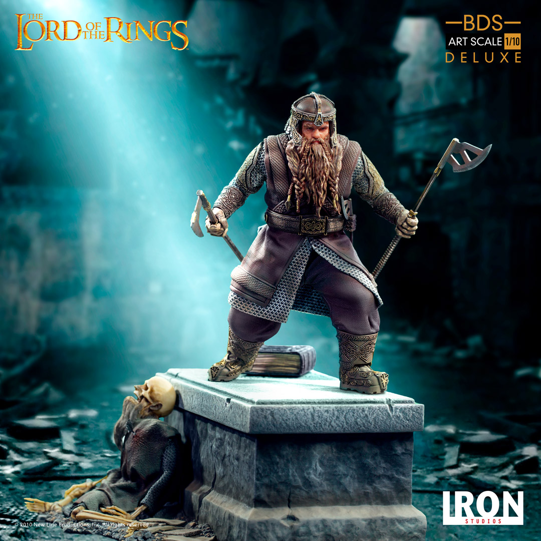 Lord of the Rings - Gimli 1/10 Scale Battle Diorama Series Statue