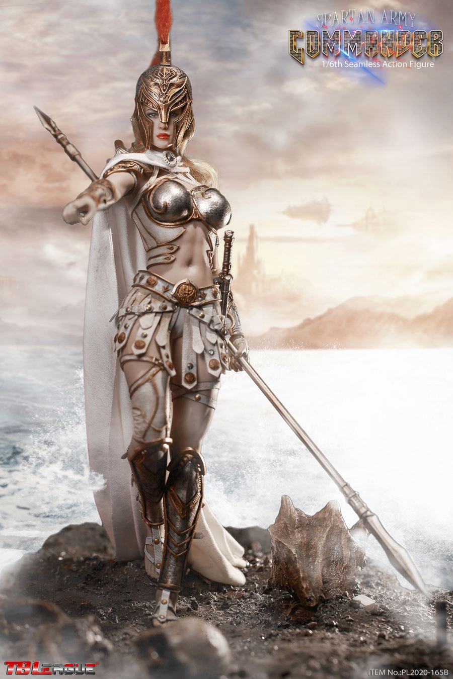 Spartan Army Commander 1/6 PL2020-165B (Silver Commander)
