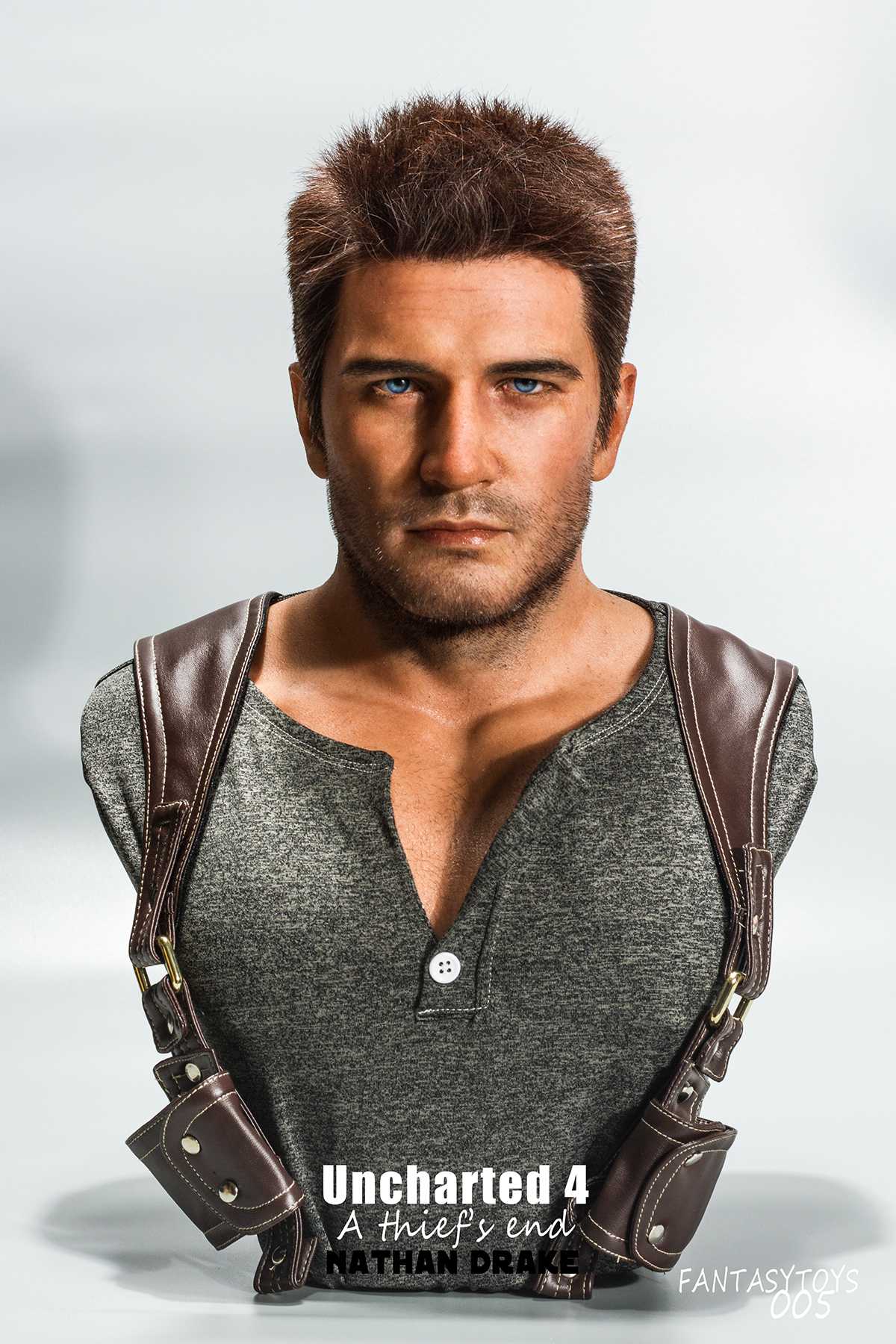 Uncharted 4 - Nathan Drake 1/2 bust
