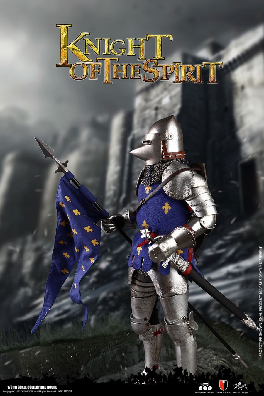 NO.SE068 1/6 SERIES OF EMPIRES (DIE-CAST ALLOY) - KNIGHT OF THE SPIRIT