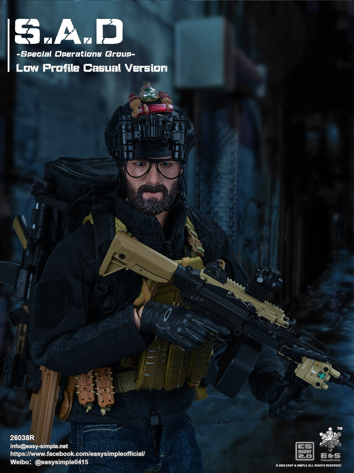 S.A.D Special Operations Group - Low Profile Casual Version