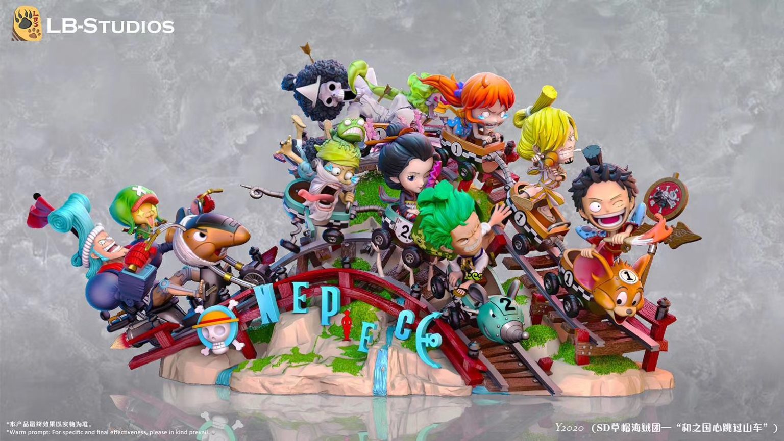 Roller Coaster Straw Hat Crew