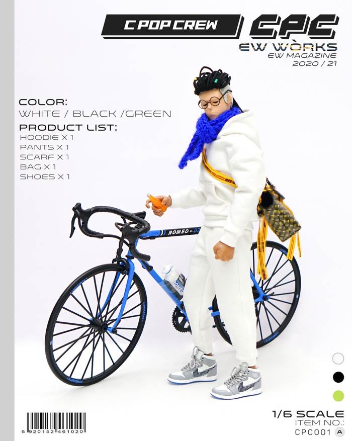 1/6 soldier fashion sports sweater suit