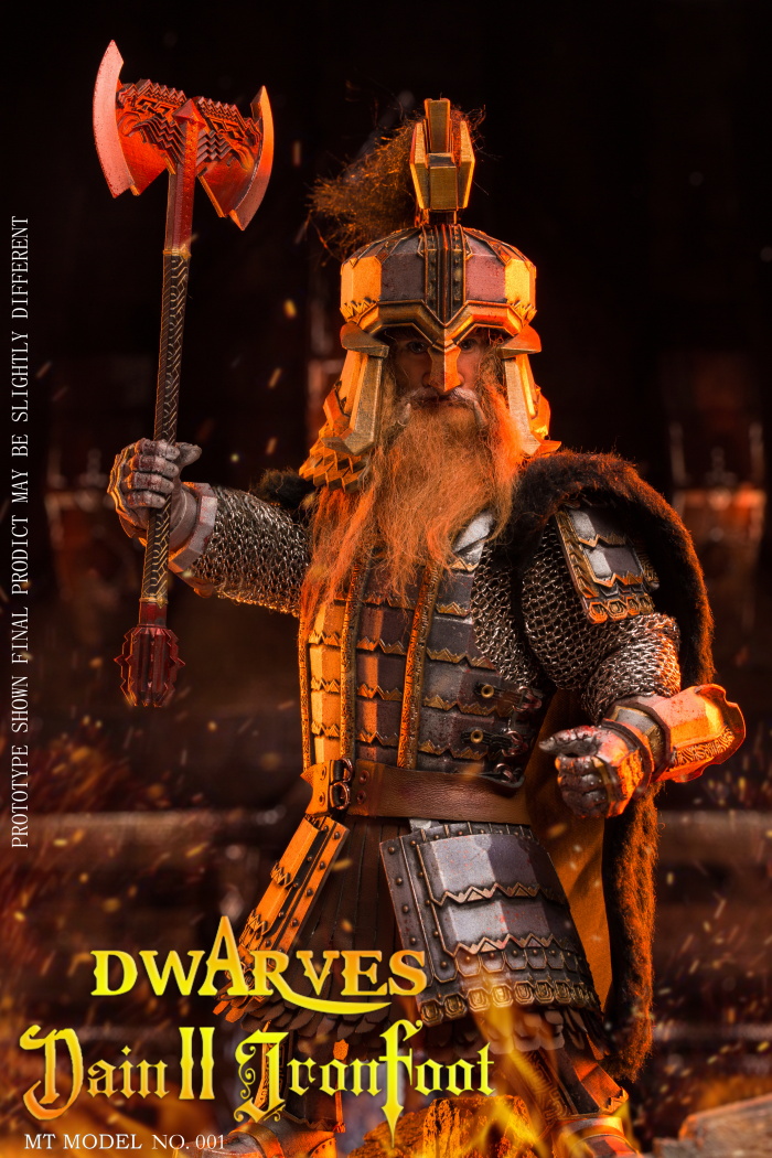 1/6 dwarf Dane II iron footed moving figure