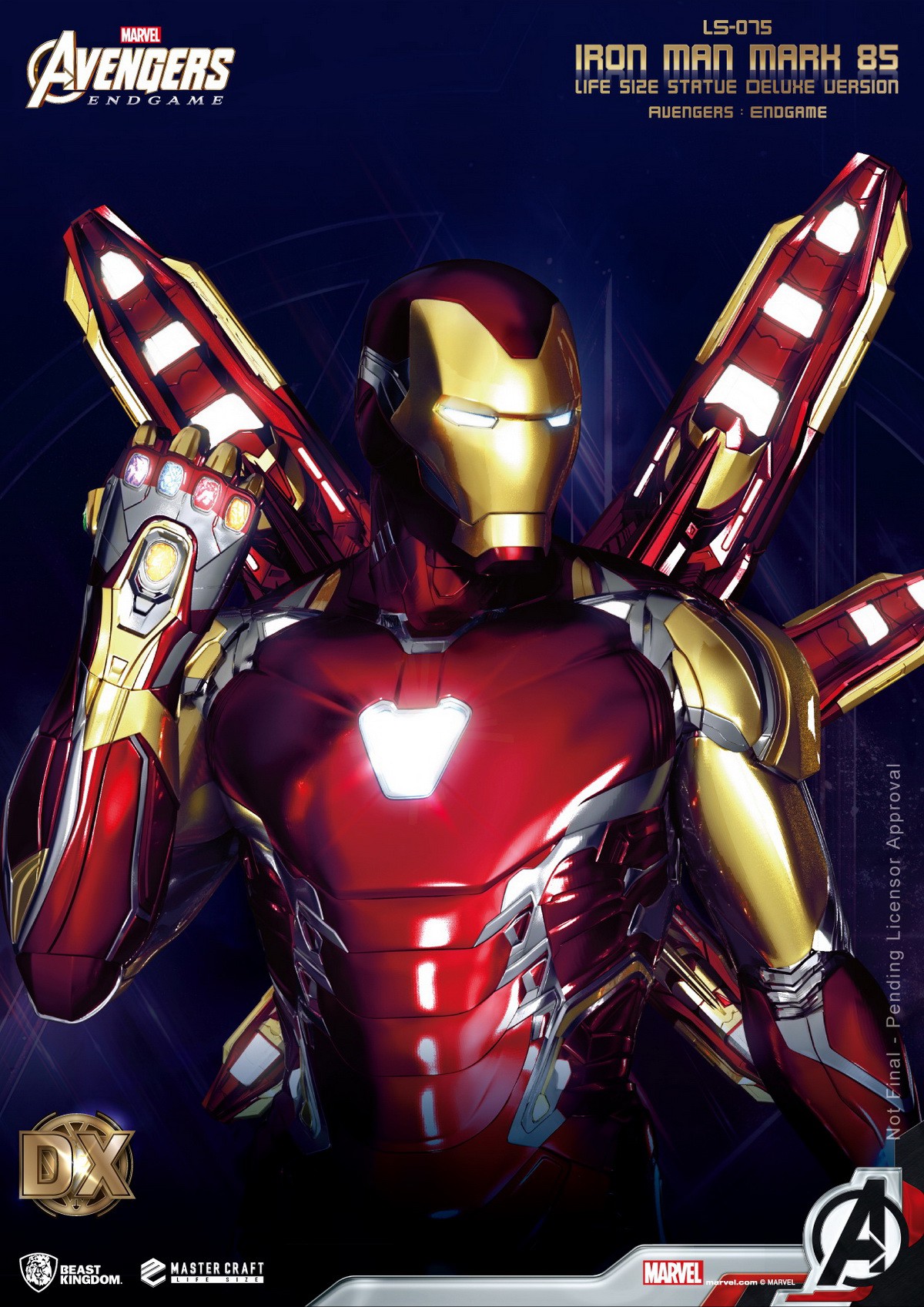 LS-075 Avengers: Final Battle Iron Man Mark 85 1/1 Statue Deluxe Edition 4710586073898