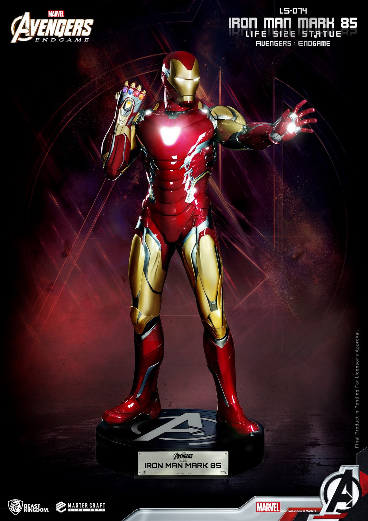LS-075 Avengers: Final Battle Iron Man Mark 85 1/1 Statue 4710586069280