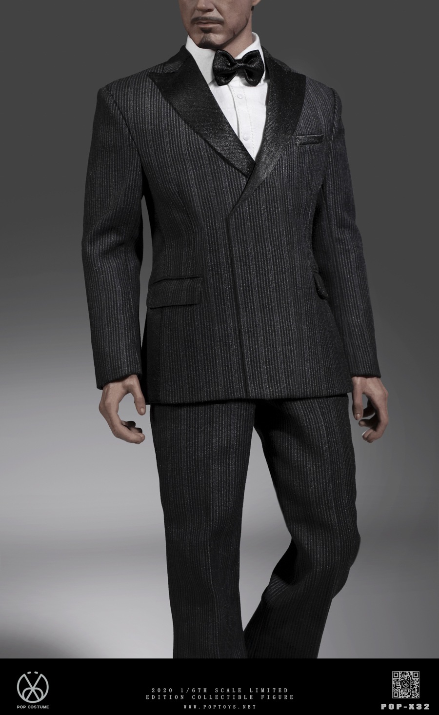 1/6 Series-High-definition POP-X32 men's striped suits