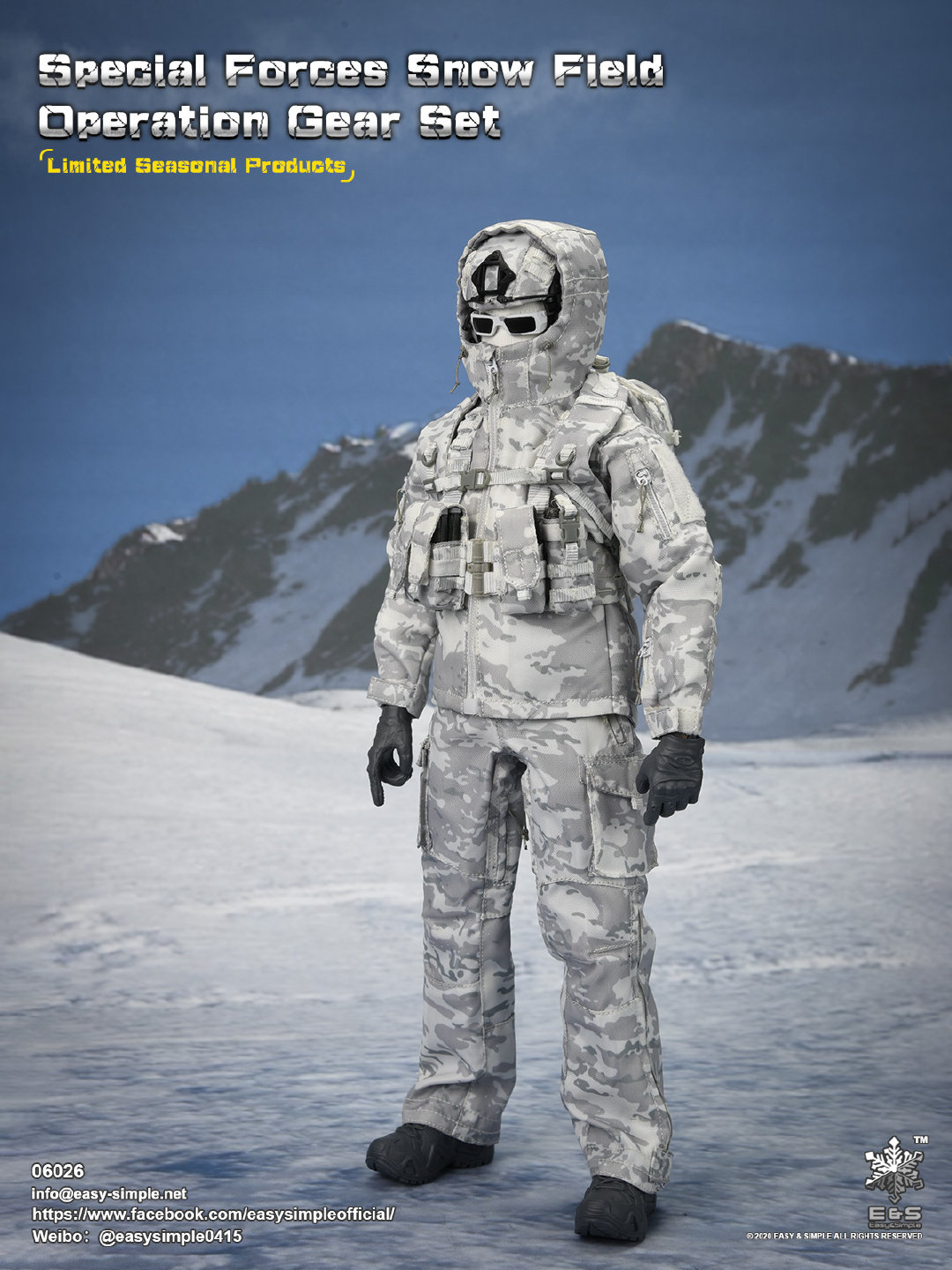 Special Forces Snow Field Operation Gear Set special season limited edition