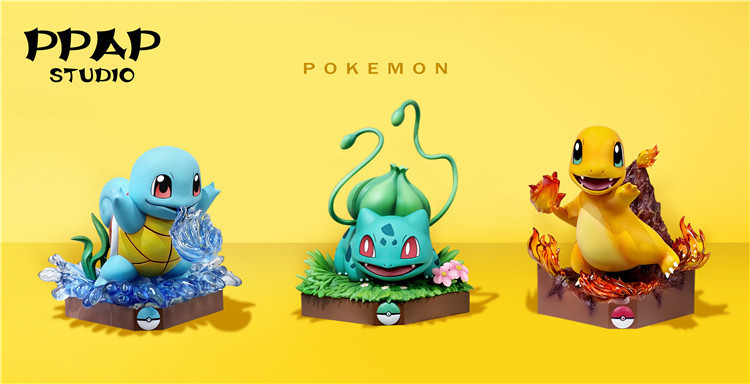 Squirtle & Charmander & Bulbasaur