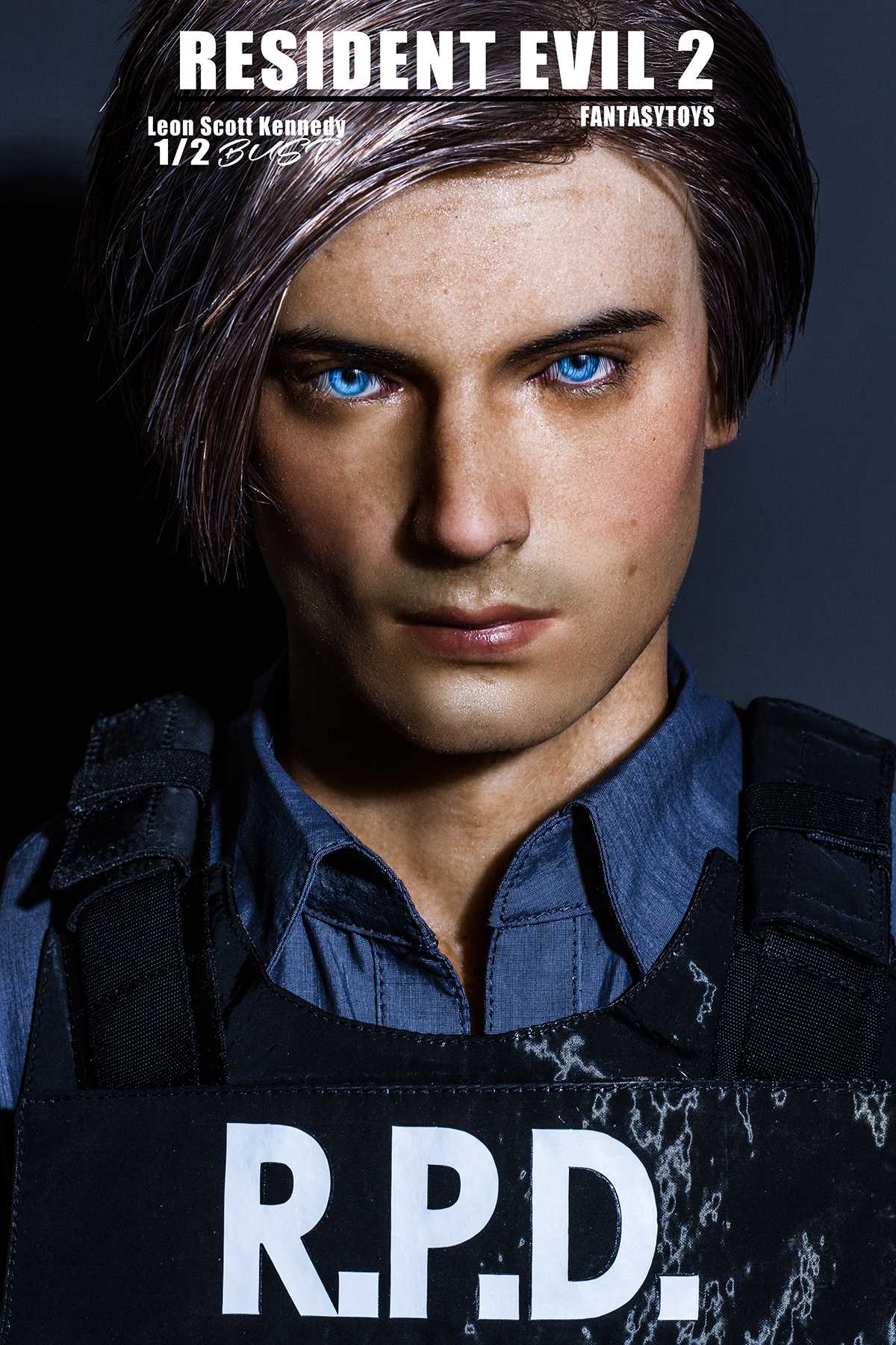 RESIDENT EVIL 2 - Leon Scott Kennedy 1/2 Bust