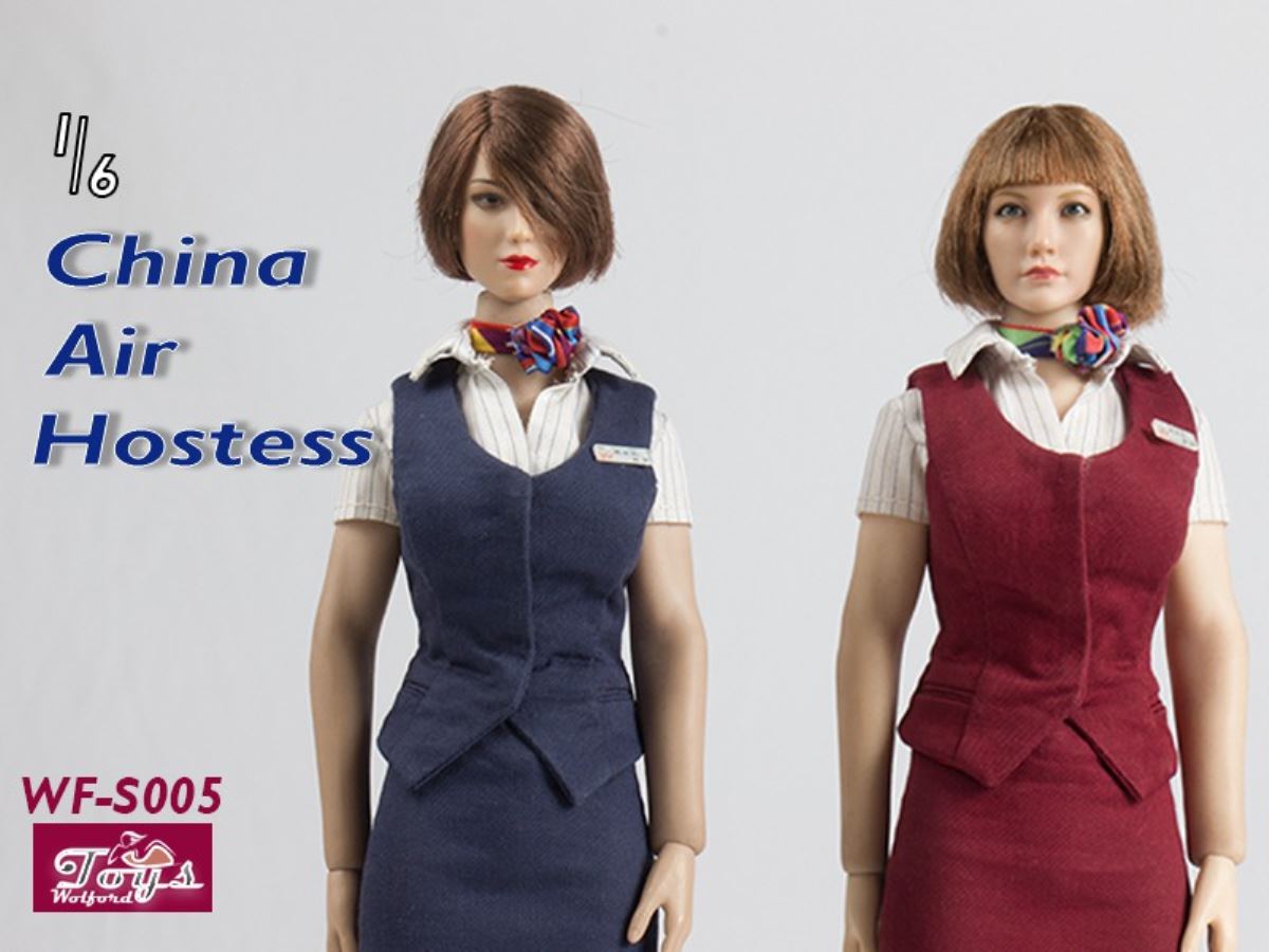 1/6 China Air Hostess Set