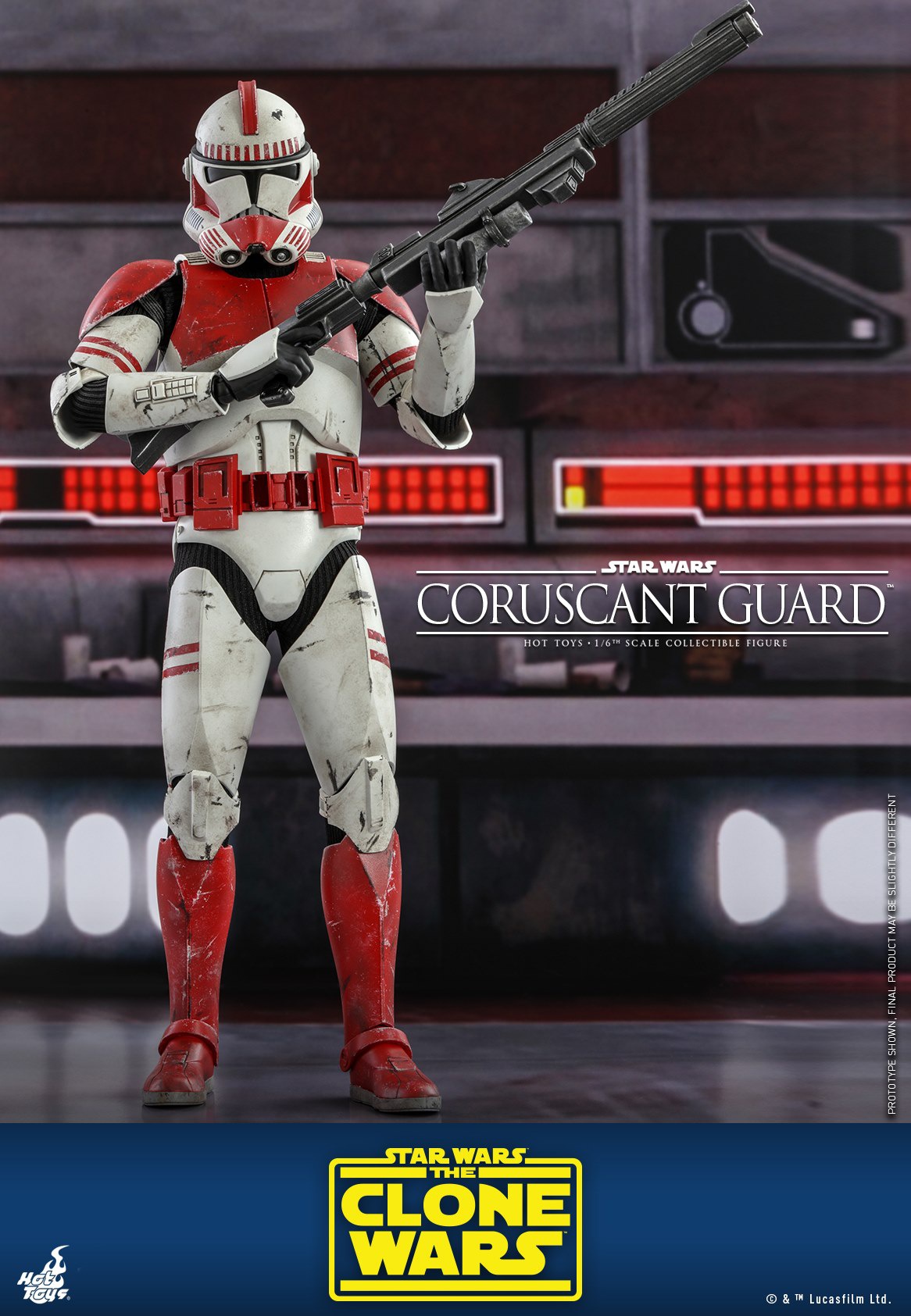 STAR WARS: THE CLONE WARS CORUSCANT GUARD 1/6