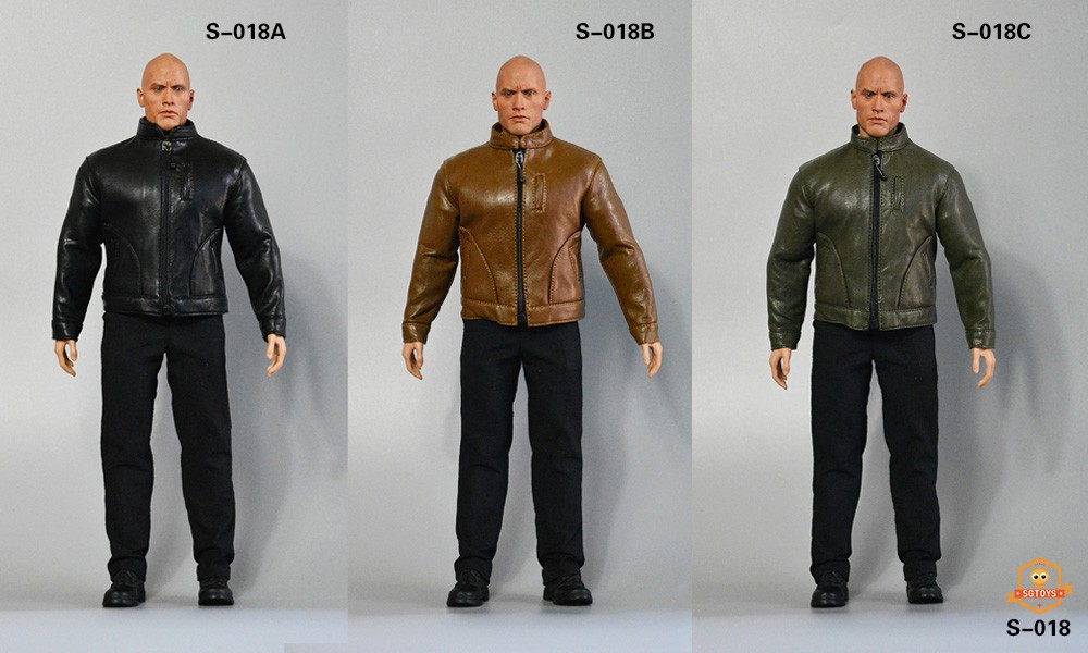 1/6 men's leather suit (S-018)