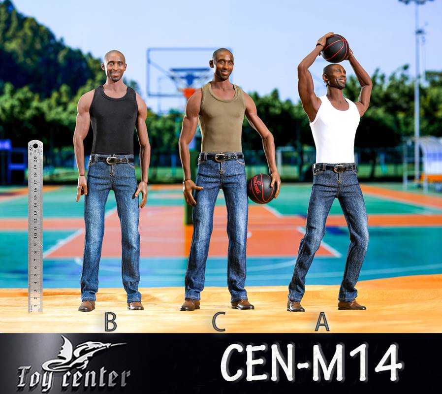 1/6 Model NBA star vest jeans suit M36 body series A/B/C
