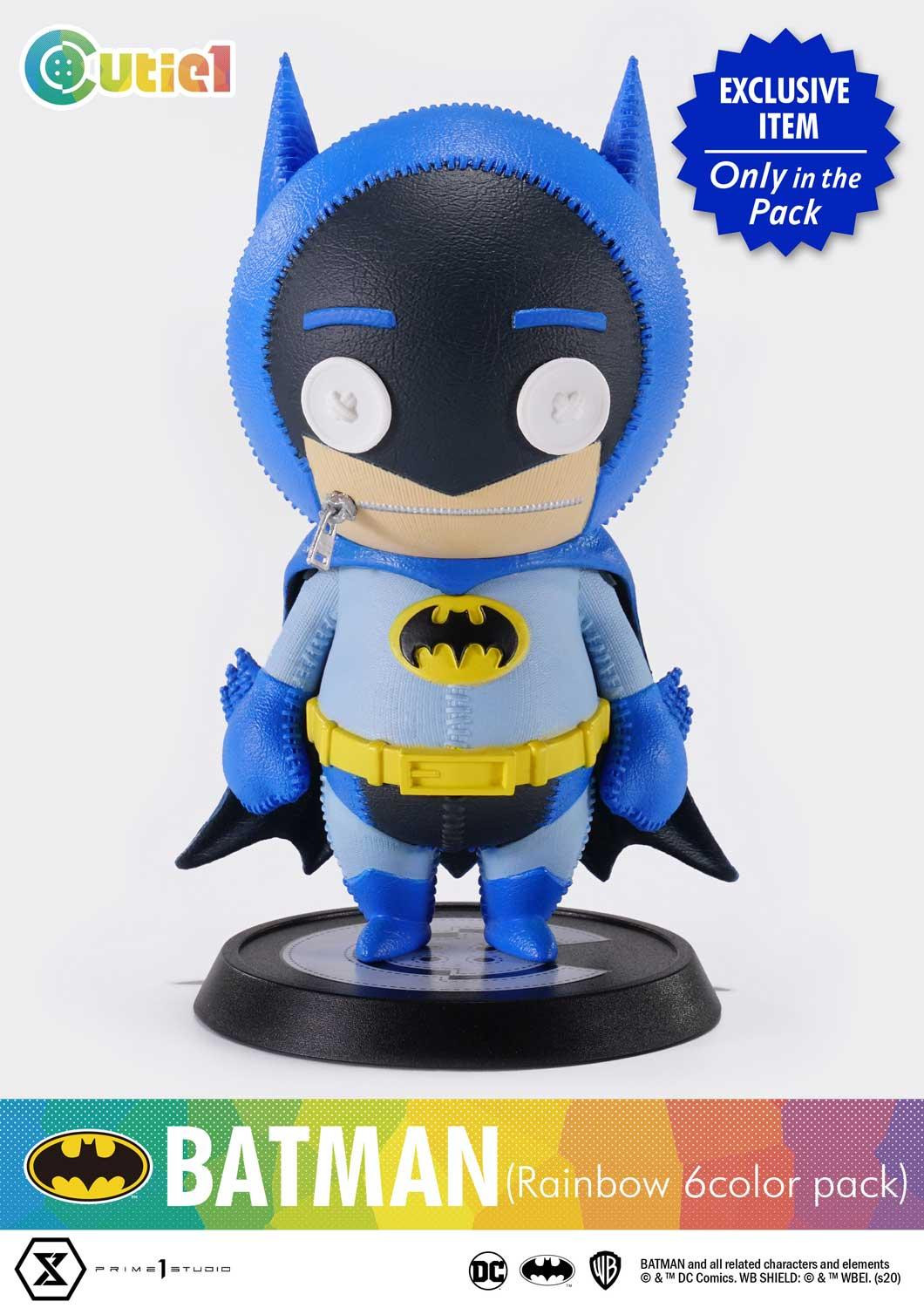 Cutie1 DC Series Batman Rainbow Six Colors Pack