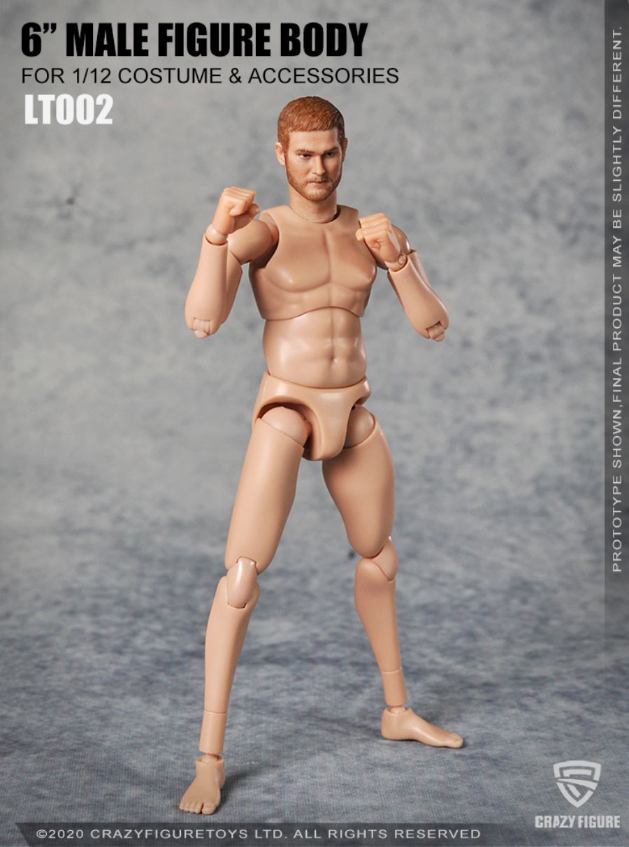 1/12  The head carves the multi joint movable male body (LT002)