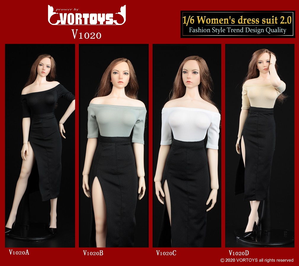 1/6 Women's slit skirt (V1019)