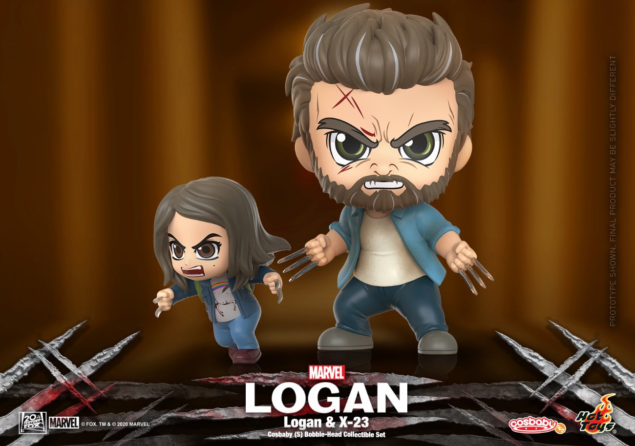 LOGAN & X-23 COSBABY (S) BOBBLE-HEAD