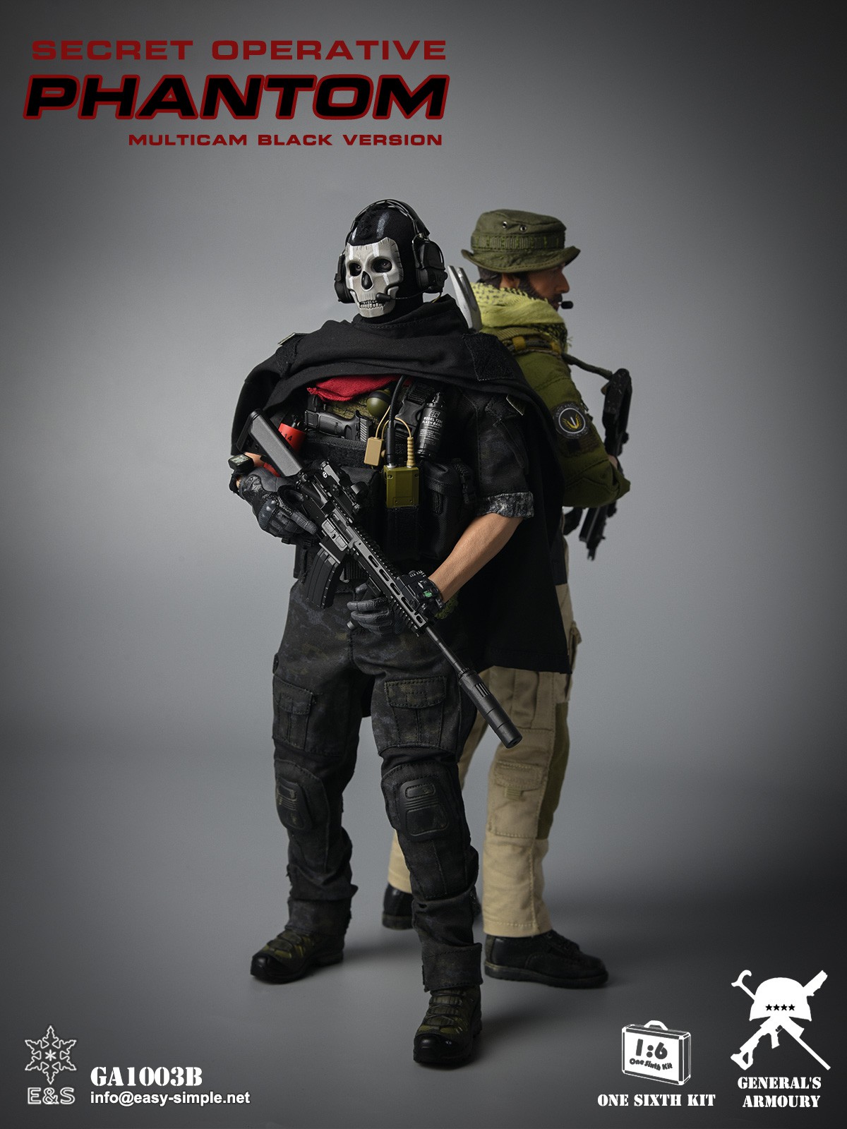 Secret Operative Phantom (Multicam Black Version)