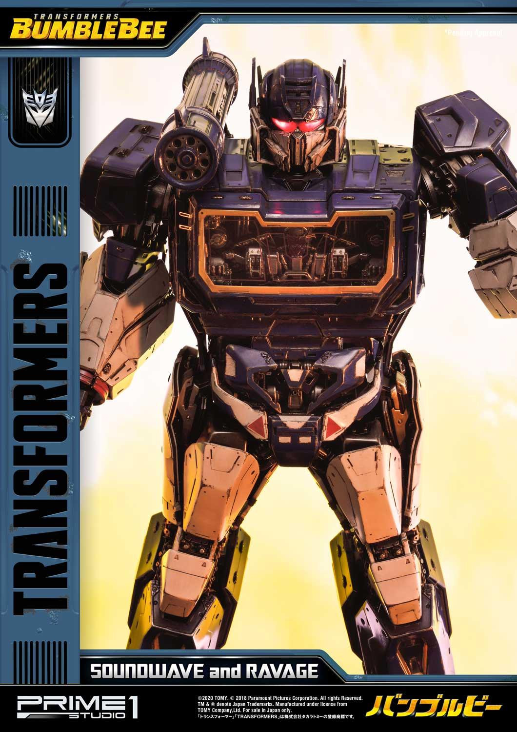 Transformers: Bumblebee (Film) Soundwave & Ravage EX Version