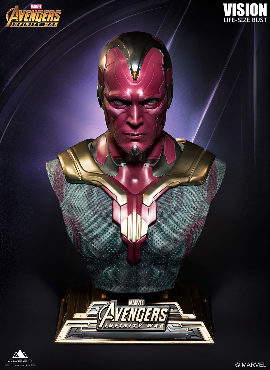 1/1 Avengers: Infinity War - Vison Bust