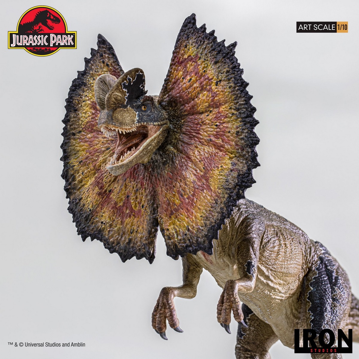 Dilophosaurus Art Scale 1/10 - Jurassic Park