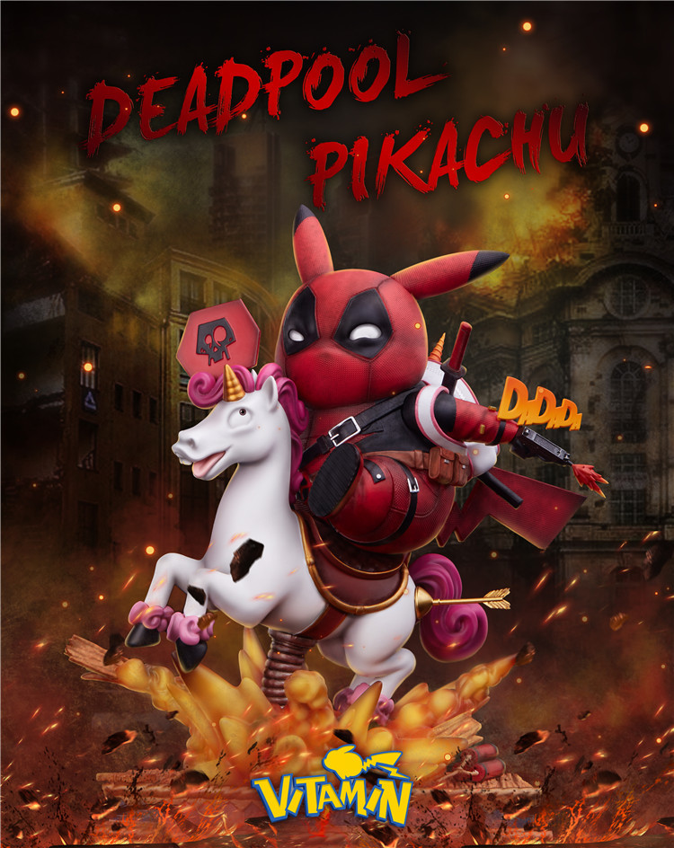 Pikachu Cos Deadpool