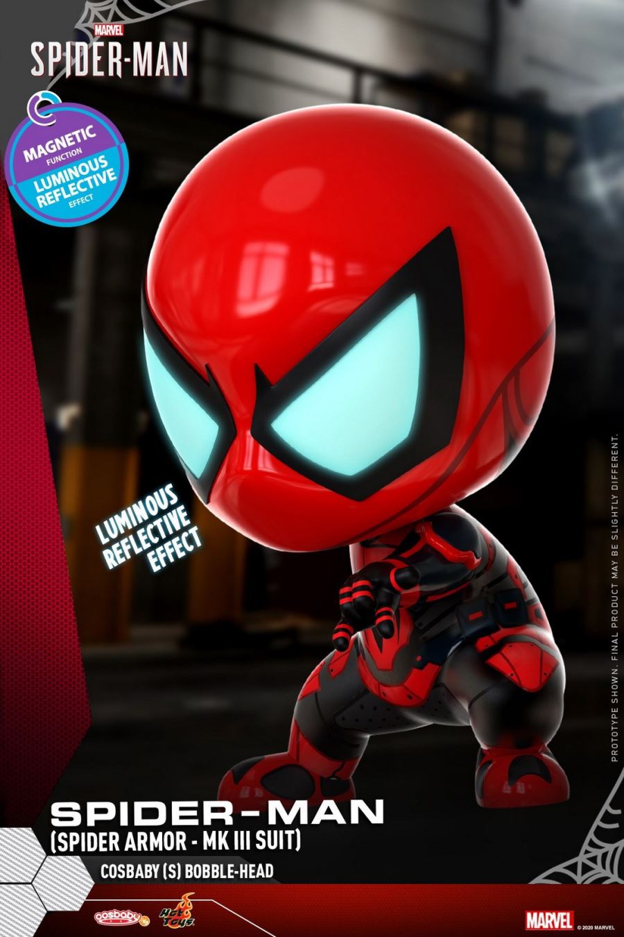 MARVEL'S SPIDER-MAN COSBABY (S) BOBBLE-HEAD