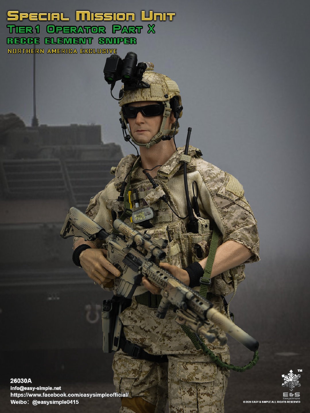 1/6 Tier 1 SMU Part X RECCE Element Sniper