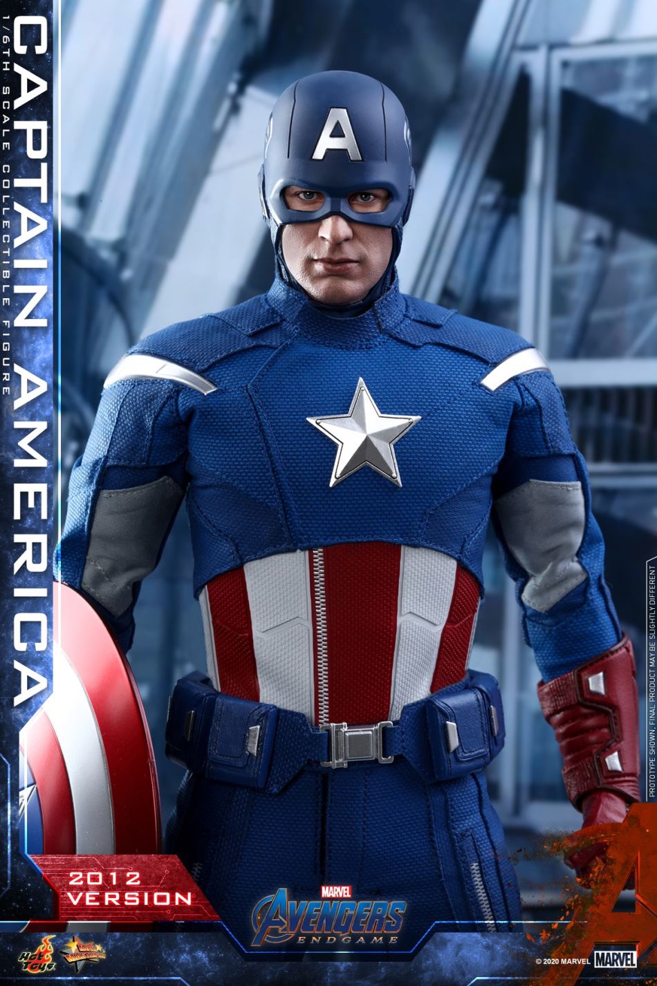 Avengers: EndGame Captain America (2012 Version) 1/6TH Scale Collectible Figure