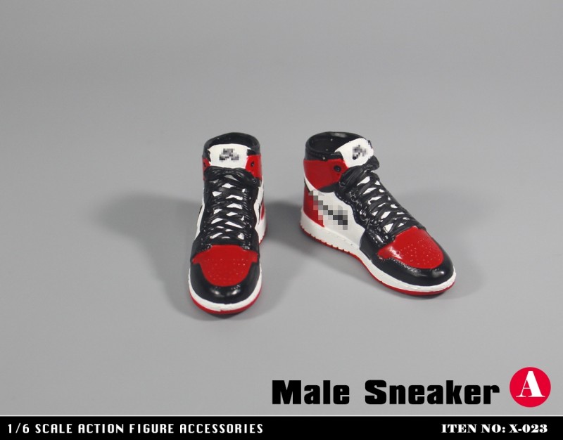 X-023 1/6 scale men's sports shoes Male Sneaker