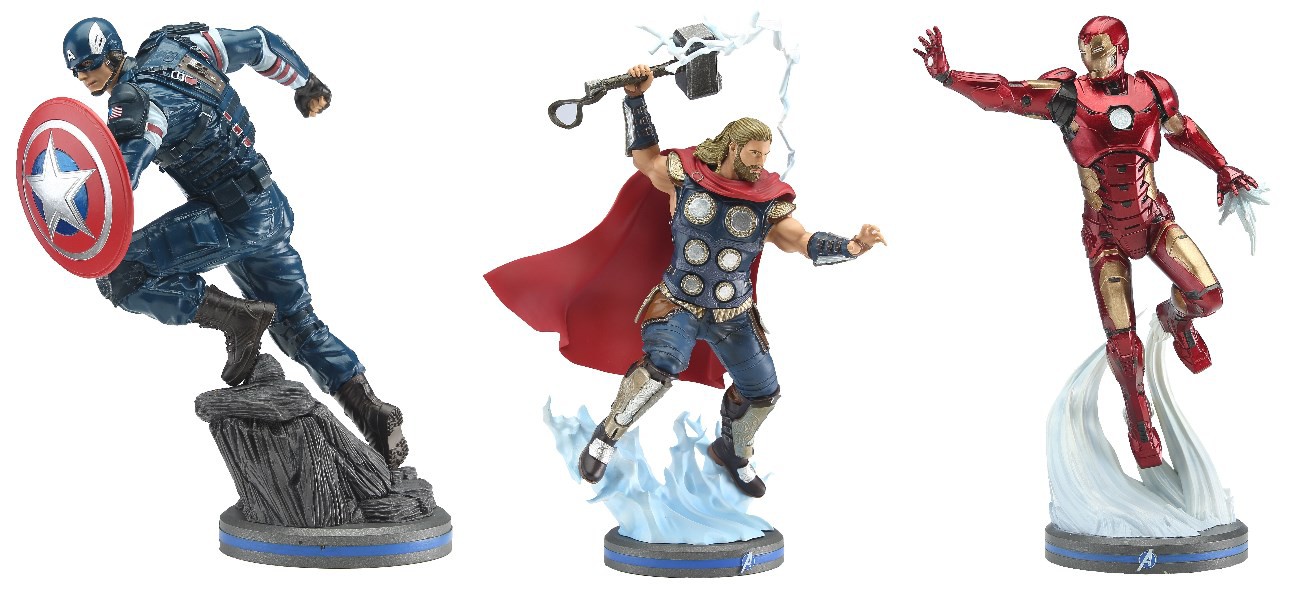 1/10 Avengers - Captain America, Thor, Iron Man