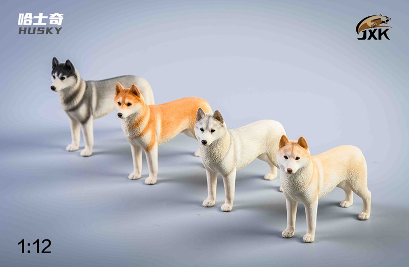 1/12 Husky, Castro, San Bernardo, British Fighting-Animal Model