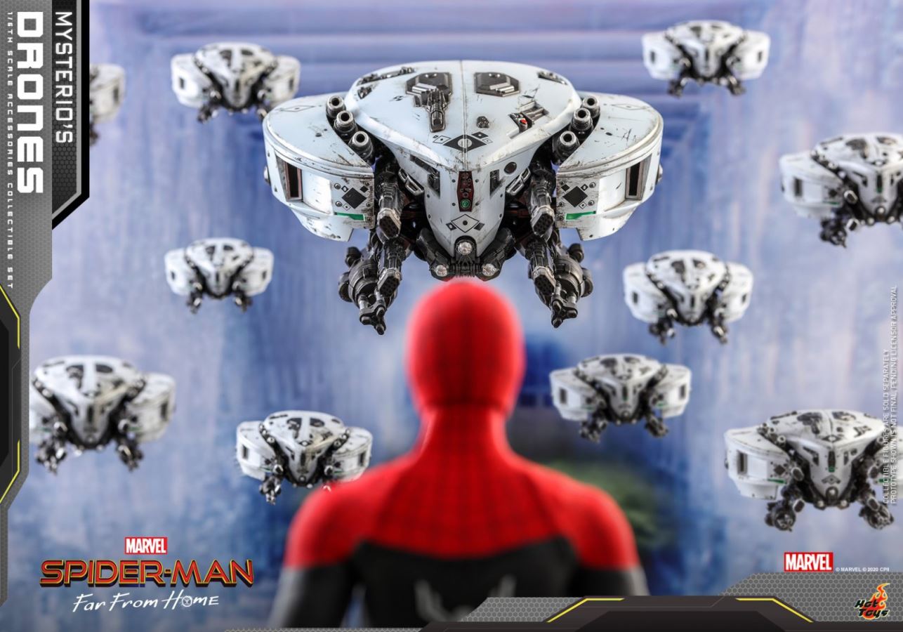 SPIDER-MAN: FAR FROM HOME MYSTERIO'S DRONES 1/6TH SCALE ACCESSORIES COLLECTIBLE SET